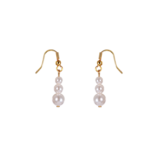 3-Line Imitation Shell Pearl Necklace - Image 2