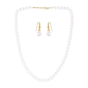 Imitation Swarovski Pearl Necklace Set
